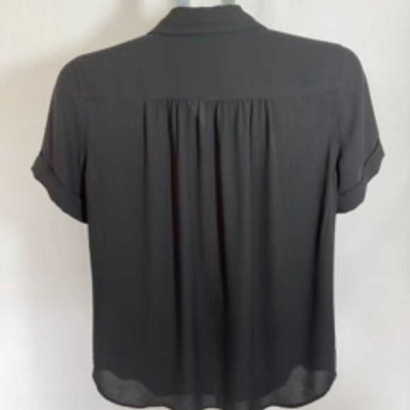 The Loft - Small Button-Up Short Sleeve Women's Blouse - Picture 2 of 3